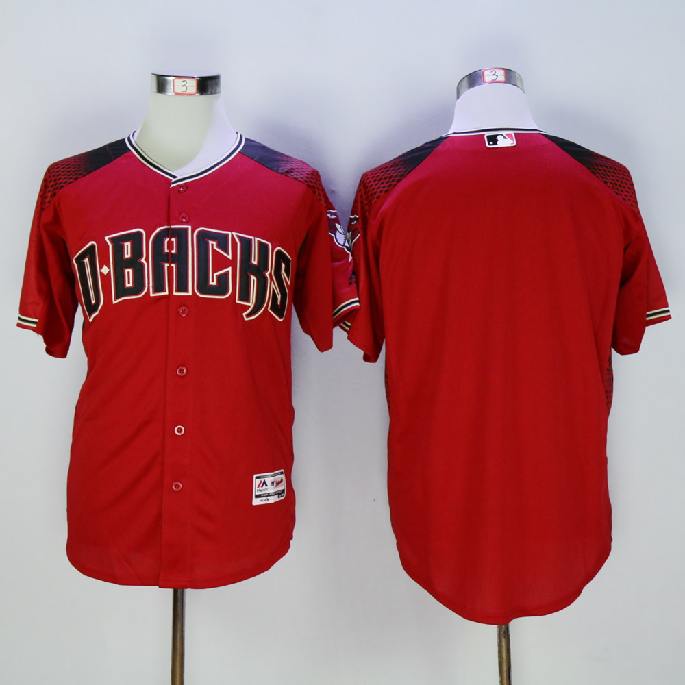 Men Arizona Diamondback Blank Red MLB Jerseys->women mlb jersey->Women Jersey